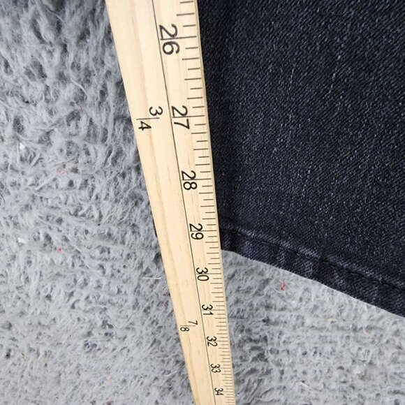 Levis Jeans Womens 14 529 Black Stretch Mid Rise Curvy Skinny Leg *GUC* - Picture 7 of 12